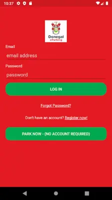 Donegal eParking android App screenshot 0