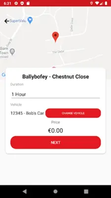 Donegal eParking android App screenshot 2