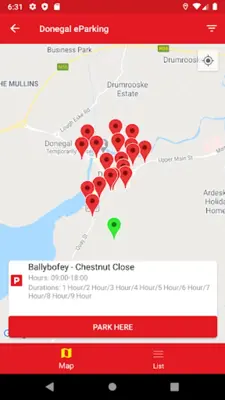 Donegal eParking android App screenshot 3