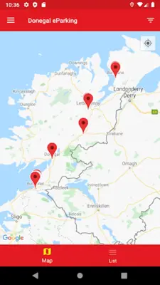 Donegal eParking android App screenshot 4